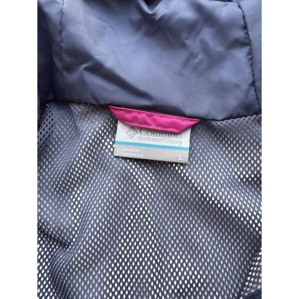 Columbia Women's Arcadia II Rain Jacket Fuchsia Pink NWT Size Large - Picture 8 of 9